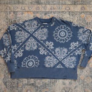 Aerie bandana print oversized sweatshirt